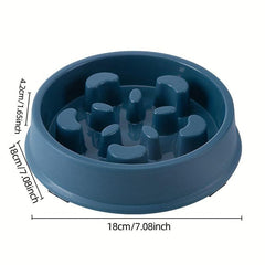 Small Dog Slow Feeder Bowl - Promotes Healthy Eating Habits