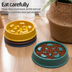 Small Dog Slow Feeder Bowl - Promotes Healthy Eating Habits