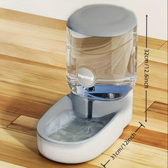 Automatic Pet Food Dispenser for Dogs Gravity Feeder and Waterer