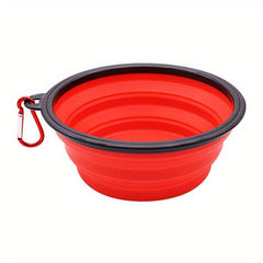 Outdoor Silicone Collapsible Dog Bowls for Traveling