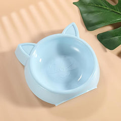 Cat Shape Pet Bowl Anti Overturn Food Bowl Small Medium Dogs Cats