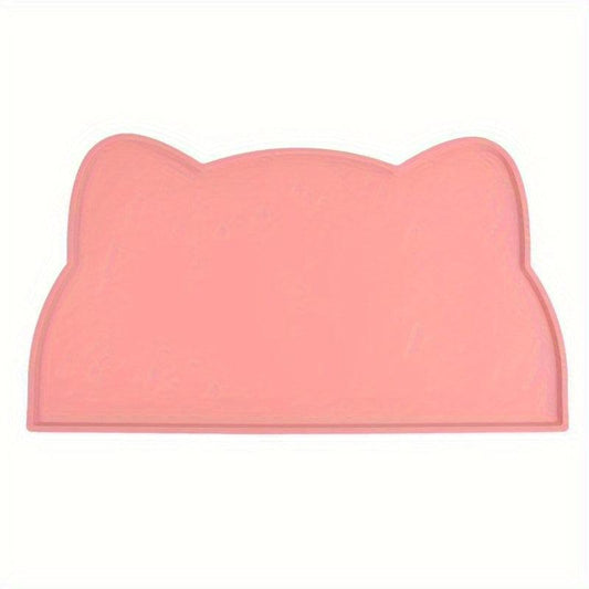 Cat Head Dog Feeding Mat Non Slip Waterproof Pet Food Mat