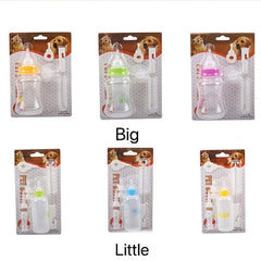 Pet Nursing Feeder Bottle Kits - Kitten Puppy Milk Feeding Bottle Set