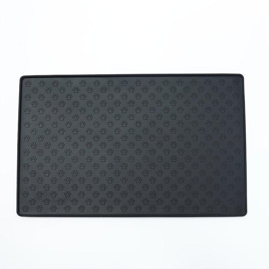 Silicone Non slip Pet Food Mat Easy To Wash Waterproof For Dog And Cat