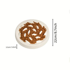 Fish Decor Slow Feeder Cat Bowl Anti-choking Cat Food Bowl