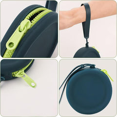 Dog Treat Training Pouch Portable Food Bag Pack Silicone with Lanyard