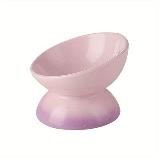 Ceramic Elevated Pet Food Bowls for Dogs/Cats - Improve Digestion