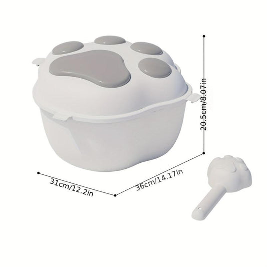 Claw Shaped Pet Food Storage Container - Keep Your Cat's Food Fresh