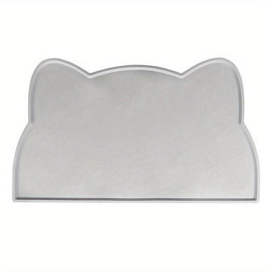 Non Slip Silicone Cat Food Mat - Waterproof & Spill Proof Pet Placement Mat