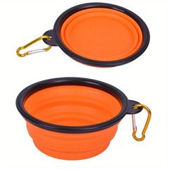 Portable Collapsible Dog Bowl for Pet Traveling