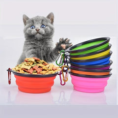 Portable Collapsible Dog Bowl for Pet Traveling