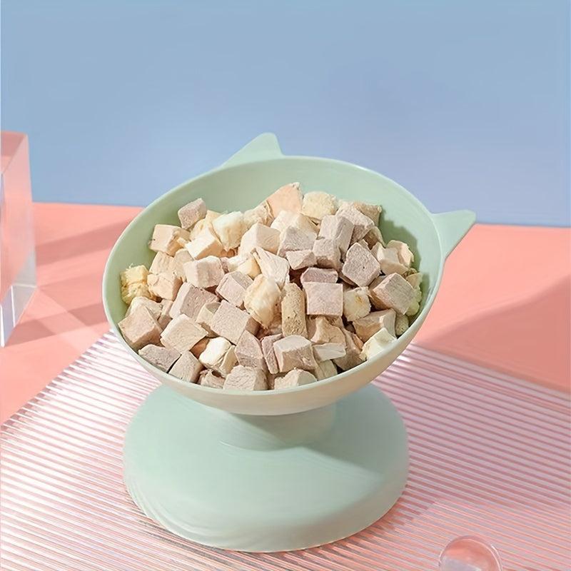 Raised Cat Bowl with Neck Protector for Healthy Eating