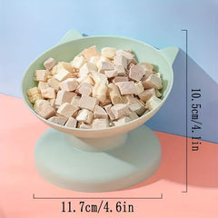 Raised Cat Bowl with Neck Protector for Healthy Eating