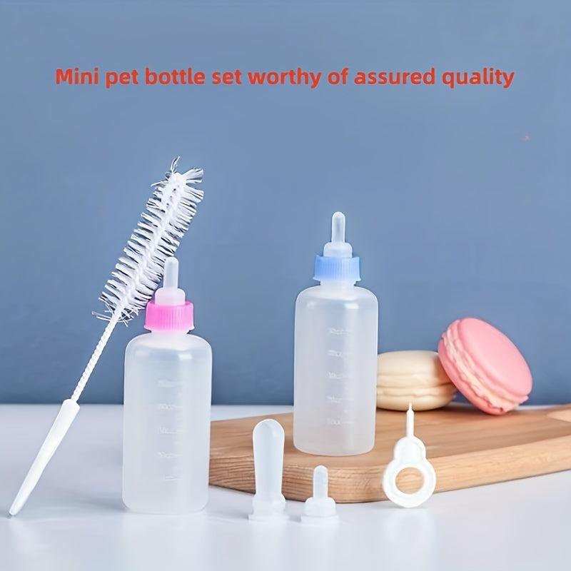 Pet Nursing Feeder Bottle Kits Kitten Puppy Milk Feeding Bottle Set
