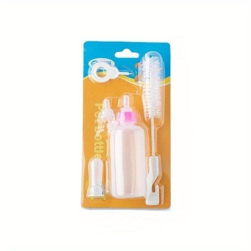 Pet Nursing Feeder Bottle Kits Kitten Puppy Milk Feeding Bottle Set