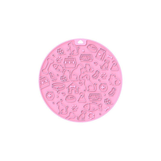 Silicone Pet Slow Feeder Mat Dog Licking Pad Non slip Placemat