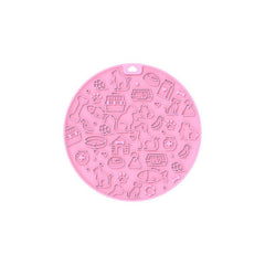 Silicone Pet Slow Feeder Mat Dog Licking Pad Non slip Placemat