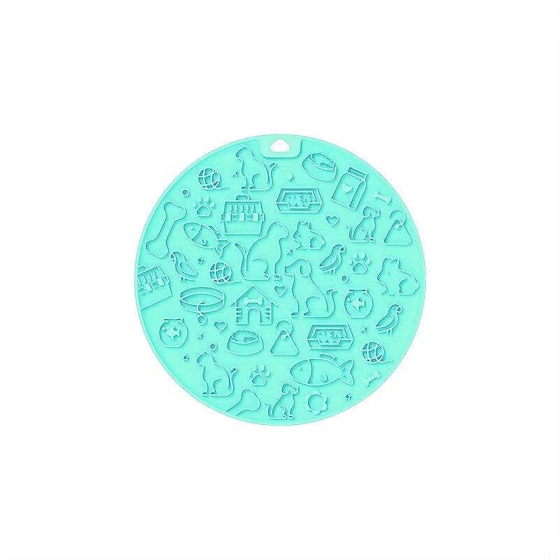 Silicone Pet Slow Feeder Mat Dog Licking Pad Non slip Placemat