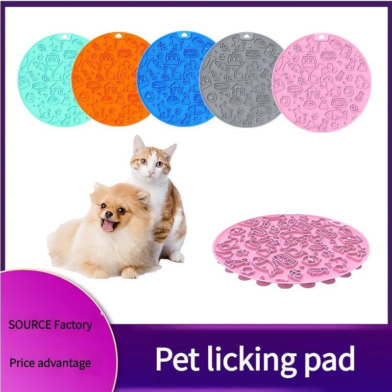 Silicone Pet Slow Feeder Mat Dog Licking Pad Non slip Placemat