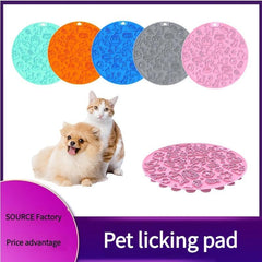 Silicone Pet Slow Feeder Mat Dog Licking Pad Non slip Placemat