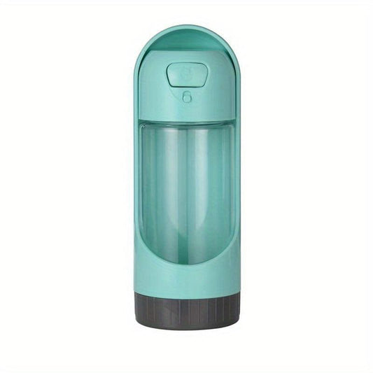 Portable Dog Water Bottle with Food Container Combo