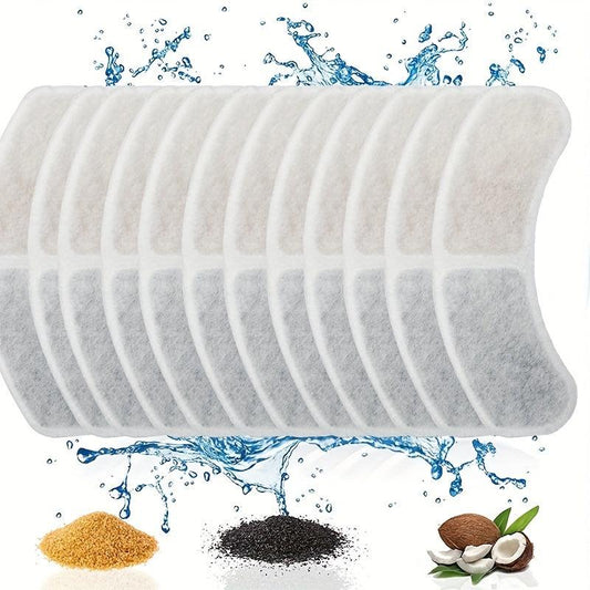 12 Cat Water Fountain Filter Replacement Filters For Automatic Drinking Feeder