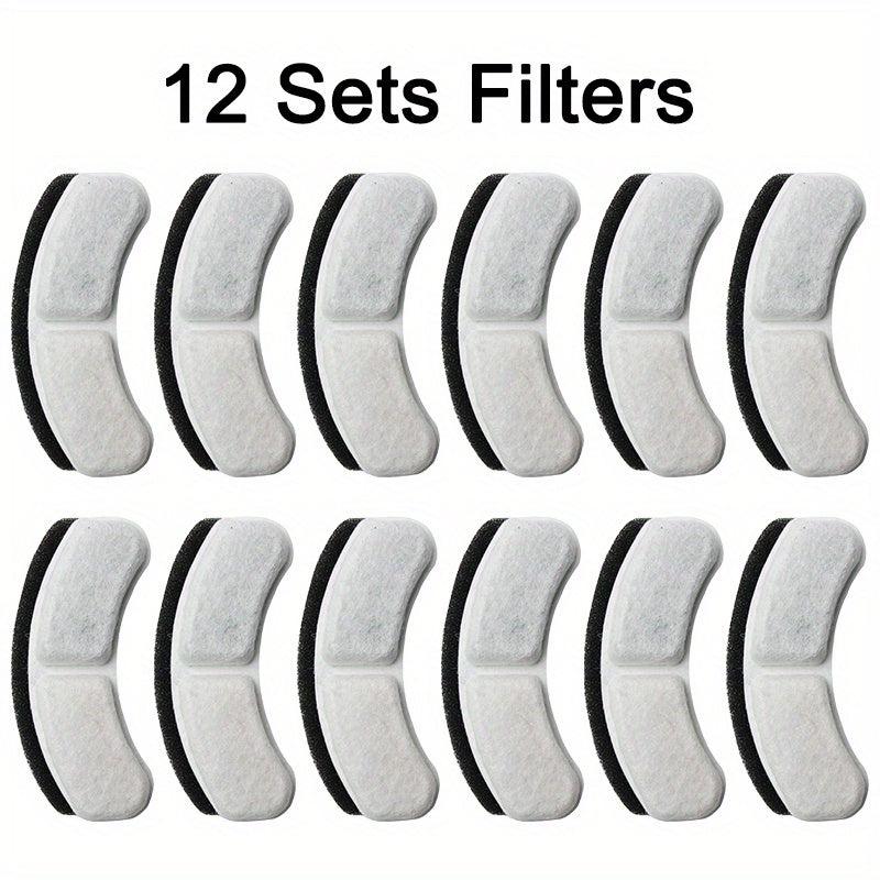 12 Cat Water Fountain Filter Replacement Filters For Automatic Drinking Feeder
