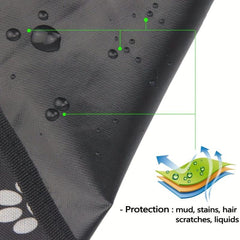 Waterproof Dog Cargo Liner for SUV Nonslip & Scratchproof Pet Cover