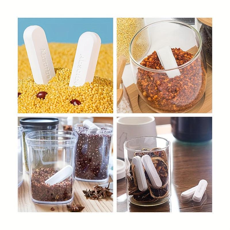 4pcs Washable Pet Food Diatomaceous Earth Desiccant Strips