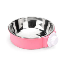 Stainless Steel Pet Food Feeder Hanging Food Dispenser For Dog And Cat