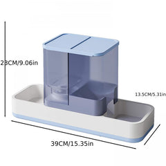 2 In 1 Cat Feeder Water Dispenser For Indoor Cats