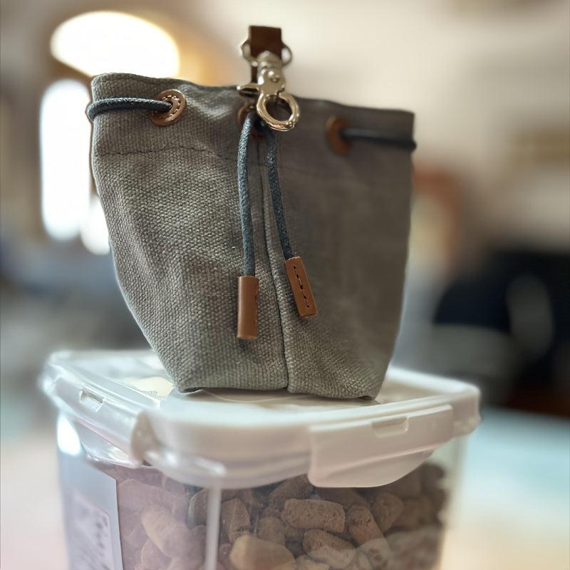 Dog Treat Pouch Waterproof Canvas Dog Training Bag