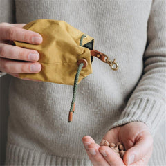 Dog Treat Pouch Waterproof Canvas Dog Training Bag