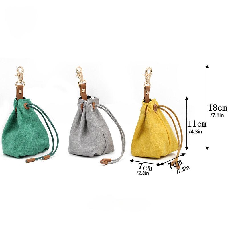 Dog Treat Pouch Waterproof Canvas Dog Training Bag
