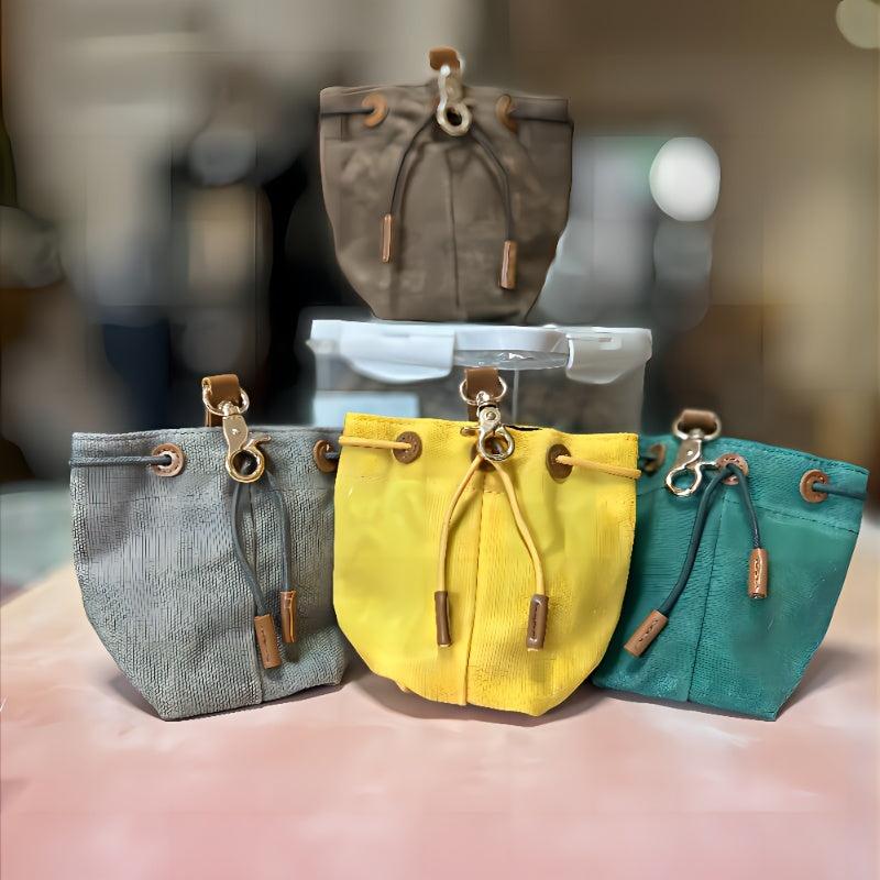 Dog Treat Pouch Waterproof Canvas Dog Training Bag