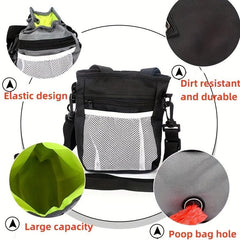Portable Pet Treat Pouch Waist Bag Crossbody Pet Snack Bag