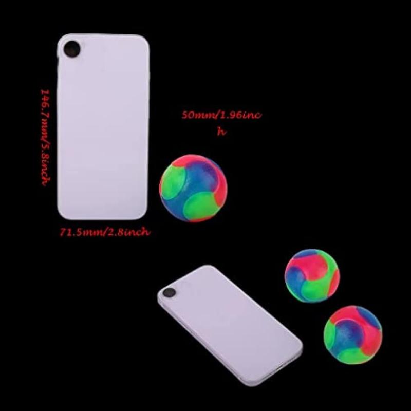 2pcs Luminous Dog Balls Flashing Elastic Balls Interactive Pet Toys