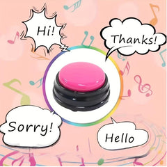 4pcs Pet Communication Button Voice Recording Dog Talking Button