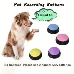 4pcs Pet Communication Button Voice Recording Dog Talking Button