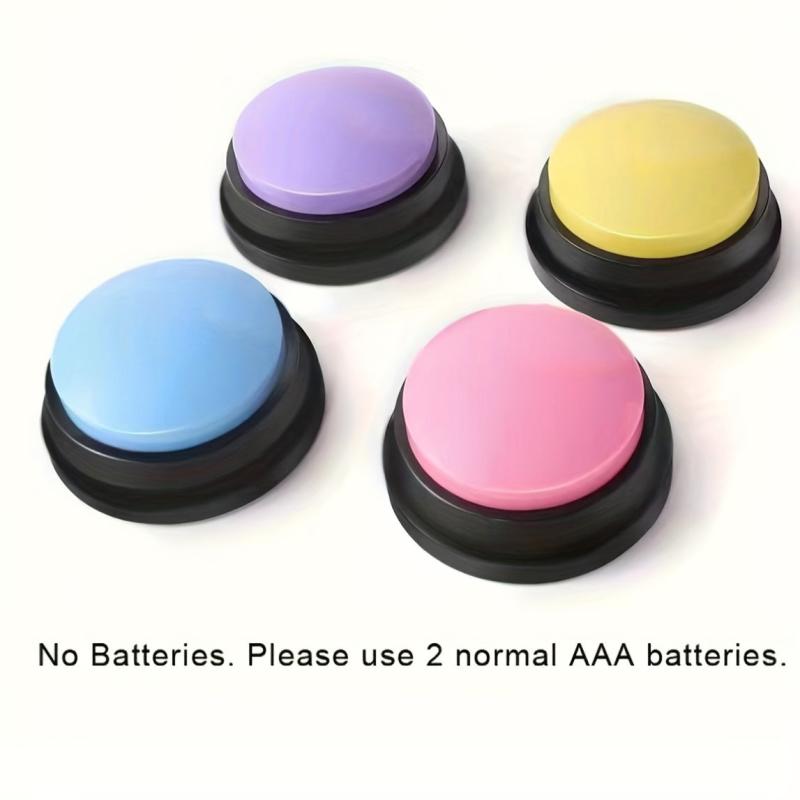 4pcs Pet Communication Button Voice Recording Dog Talking Button