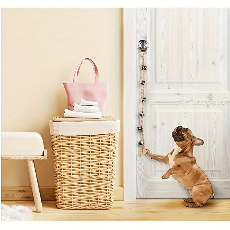 Dog Doorbell Handwoven Cotton Rope Bell for Potty Training