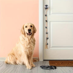 Dog Doorbell Handwoven Cotton Rope Bell for Potty Training
