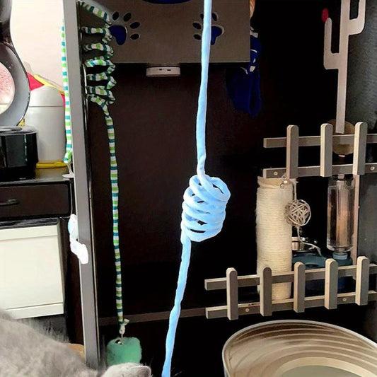 Interactive Hanging Cat Ball Toy with Bell