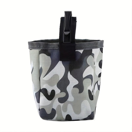 Pet Mini Outdoor Training Bag Dog Snack Bag Camo Pattern