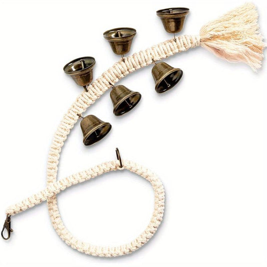 Dog Training Bell Pet Door Bell Hanging Rope Training Dog Bell