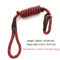 Heavy Duty Slip Lead Dog Leash 54cm - Strong Comfortable Training Leash