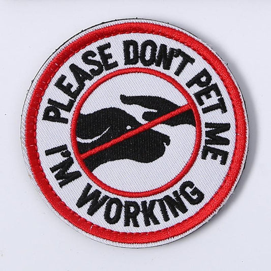 Service Dog Patch Vest Harness Embroidered Emblem