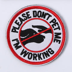 Service Dog Patch Vest Harness Embroidered Emblem