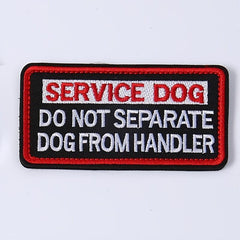 Service Dog Patch Vest Harness Embroidered Emblem