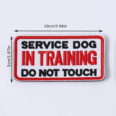 Service Dog Patch Vest Harness Embroidered Emblem